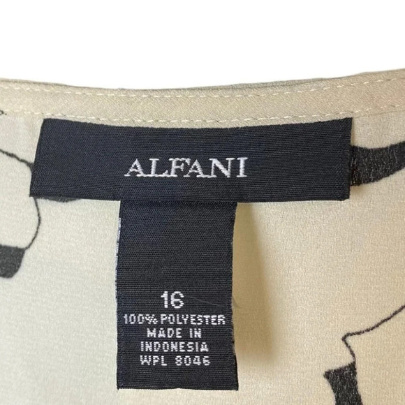 Alfani Sleeveless  Ombre Flowing Petal Aqua Blouse - Picture 5 of 6